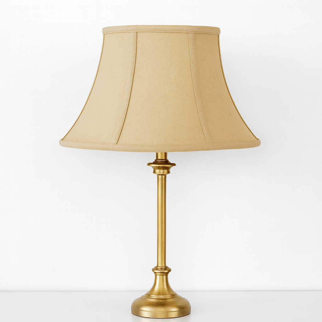 Olive Bell Oval Anna Rayon Lamp Shade - Coffee - Lux Lamp Shades