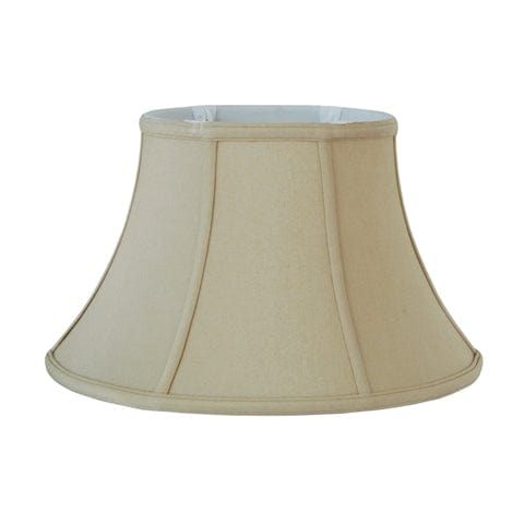 Olive Bell Oval Anna Rayon Lamp Shade - Coffee - Lux Lamp Shades