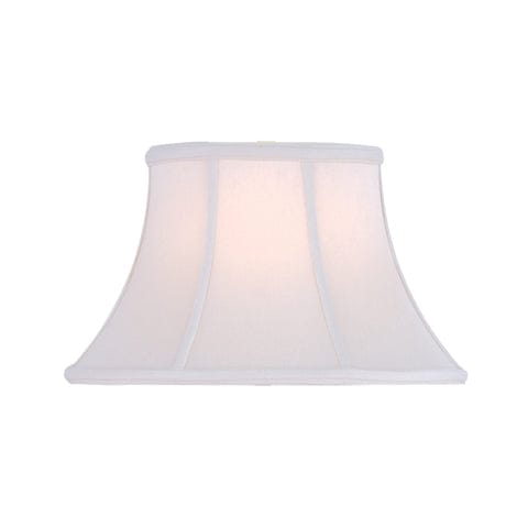 Olive Bell Oval Supreme Satin Lamp Shade - Natural White - Lux Lamp Shades