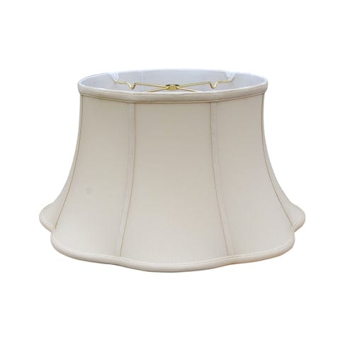 Out Scallop floor lamp shade Anna Rayon Lamp Shade - Sand - Lux Lamp Shades