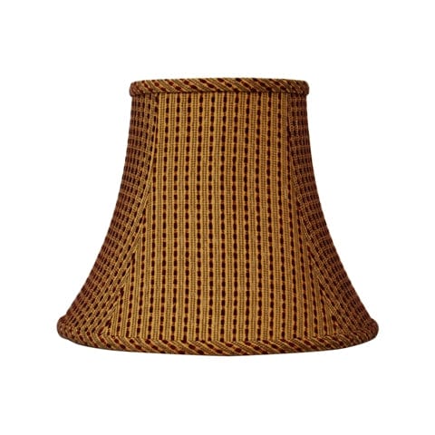 Regular Bell Prints Lamp Shade - Red Dot Strips - Lux Lamp Shades