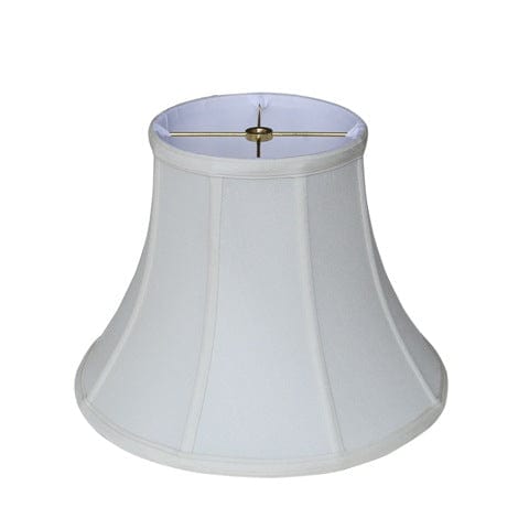 Regular Bell Supreme Satin Lamp Shade - Off White - Lux Lamp Shades