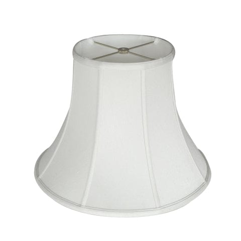 Regular Bell Supreme Satin Lamp Shade - White - Lux Lamp Shades