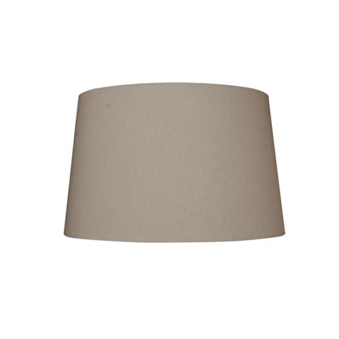 Retro Drum Hand Rolled Edge Hard Back Anna Rayon Lamp Shade - Grey - Lux Lamp Shades