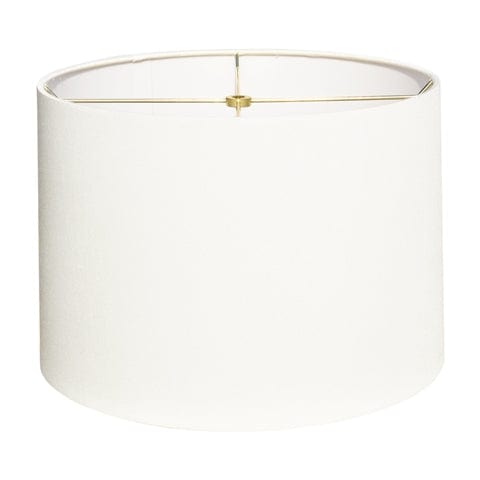 Retro Drum Hard Back Anna Lamp Shade - Egg Shell - Lux Lamp Shades