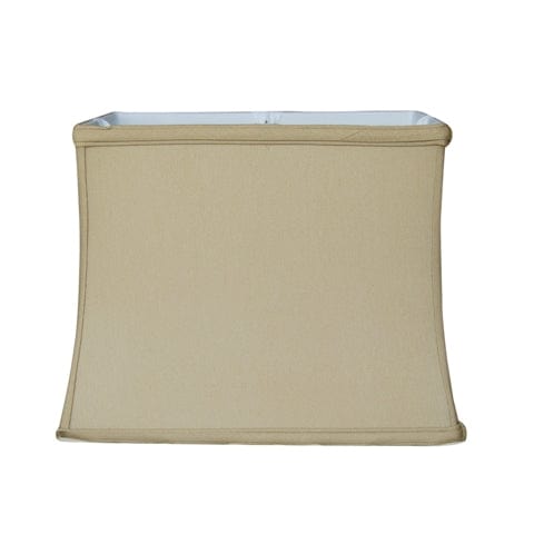 Retro Rectangle Anna Rayon Lamp Shade - Coffee - Lux Lamp Shades