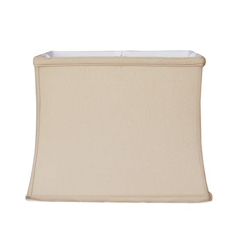 Retro Rectangle Anna Rayon Lamp Shade - Sand - Lux Lamp Shades