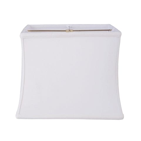 Retro Rectangle Supreme Satin Lamp Shade - Natural White - Lux Lamp Shades