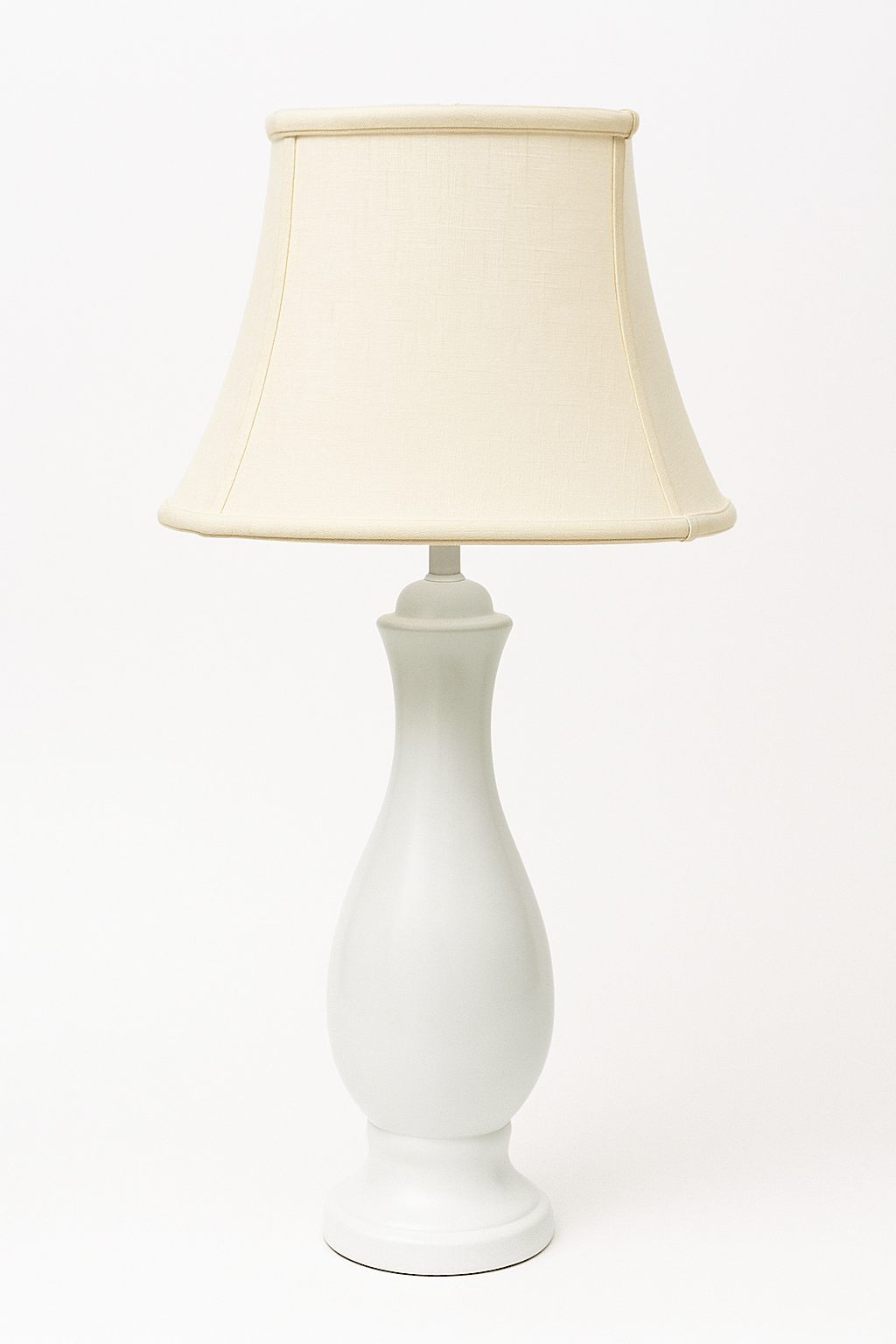 Rounded Square Bell Fine Linen Lamp Shade - Off White - Lux Lamp Shades