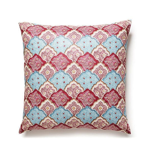Scalamandré Akira Pillow | Peacock Rose - Lux Lamp Shades