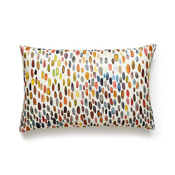 Scalamandré Jamboree Lumbar Pillow | Blues - Lux Lamp Shades