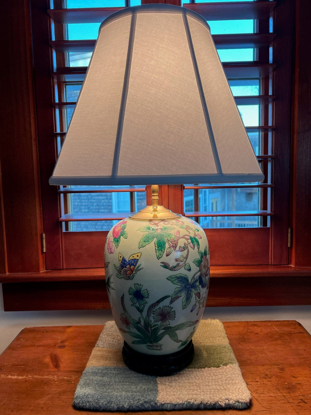 Stiffel Lampshade - 16” Empire Silk Shantung - Lux Lamp Shades