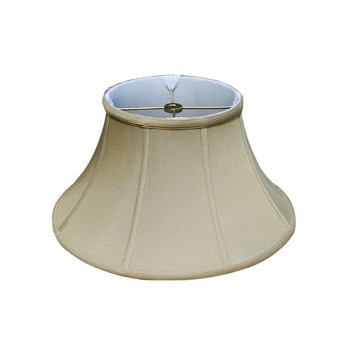 Swing Arm Bell Anna Rayon Lamp Shade - Coffee - Lux Lamp Shades