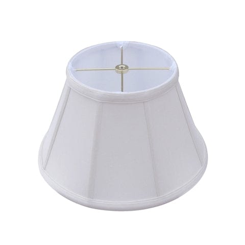 Swing Arm Empire Supreme Satin Lamp Shade - White - Lux Lamp Shades