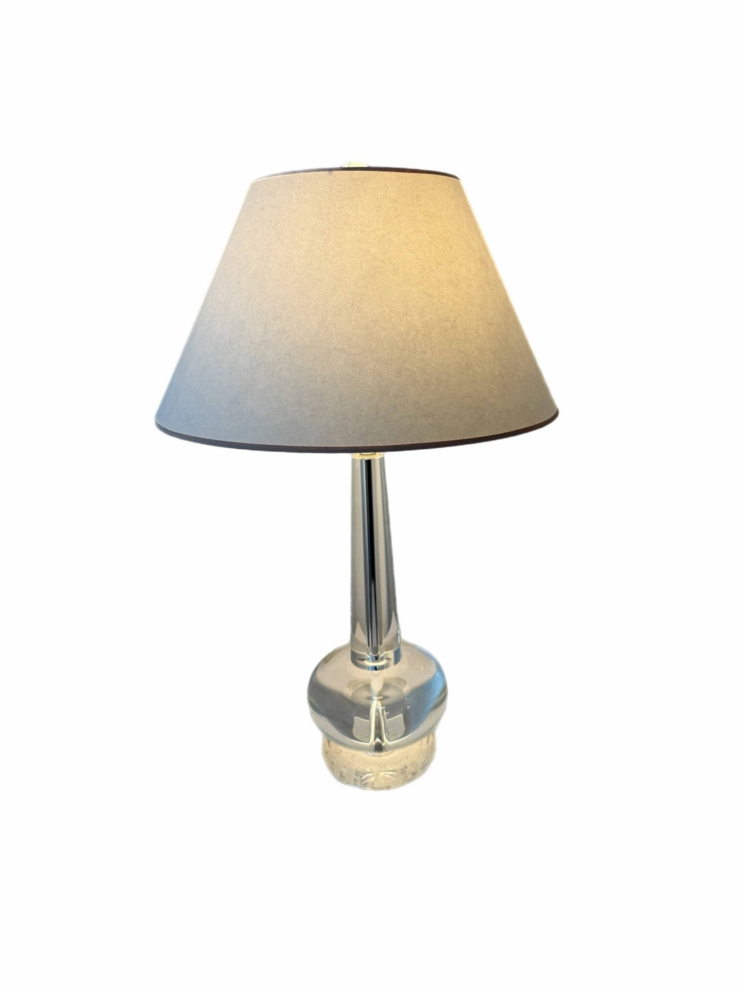 White Paper with Odessa Pink Trim - Lux Lamp Shades