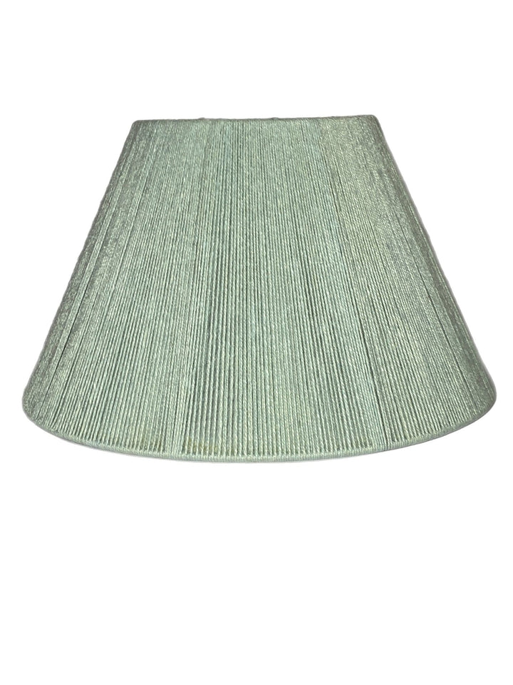 16" Aviary Blue Jute String Empire Lamp shade - Lux Lamp Shades