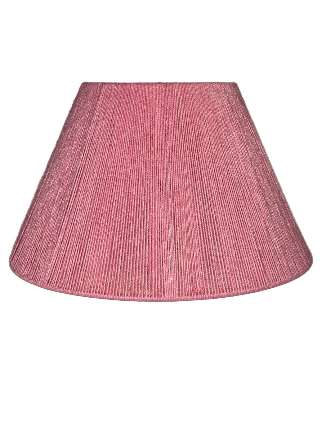 16" Haute Pink Jute String Empire Lamp shade - Lux Lamp Shades