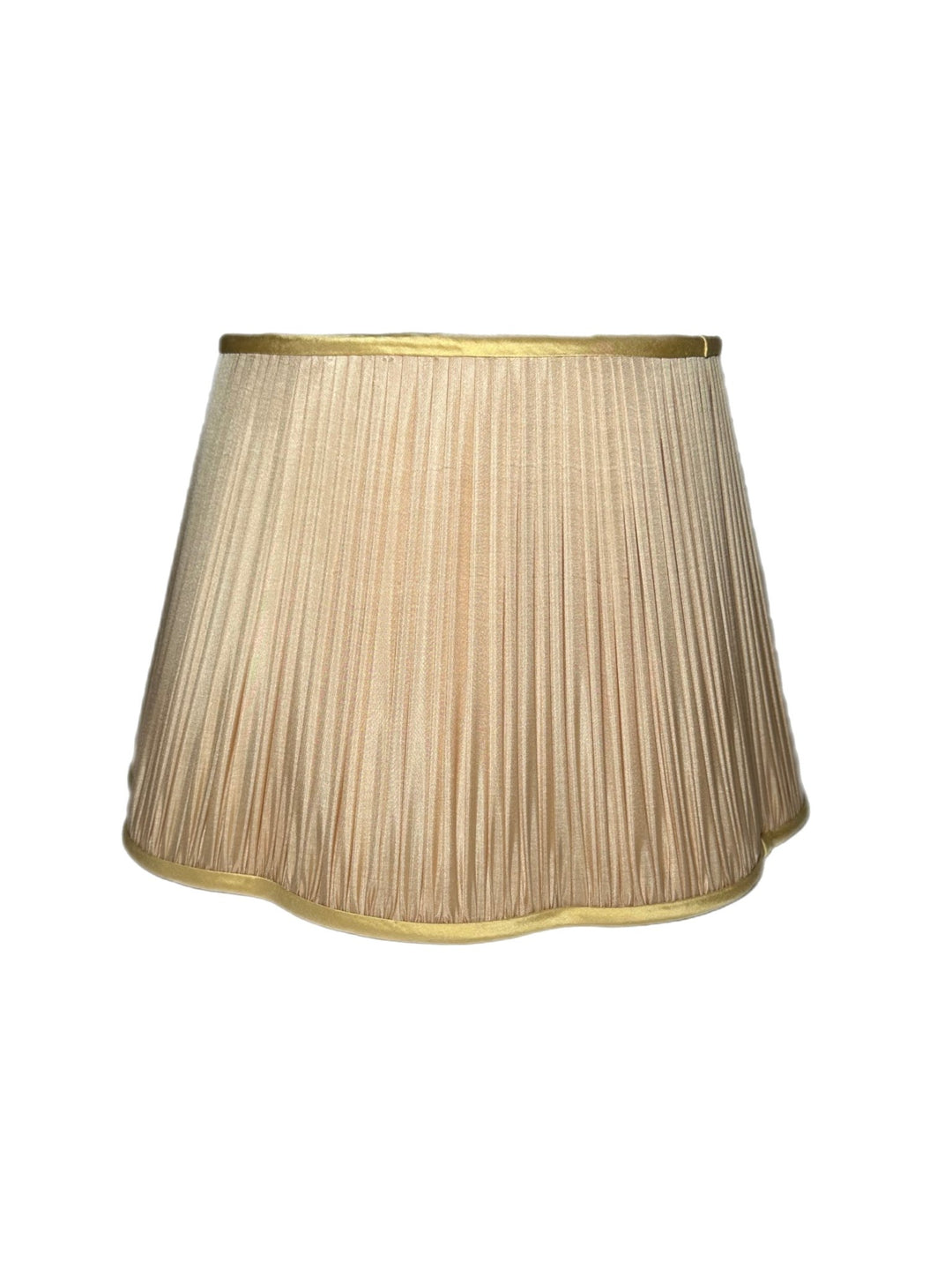 16" Silk Out scalloped - (1) in stock - Lux Lamp Shades