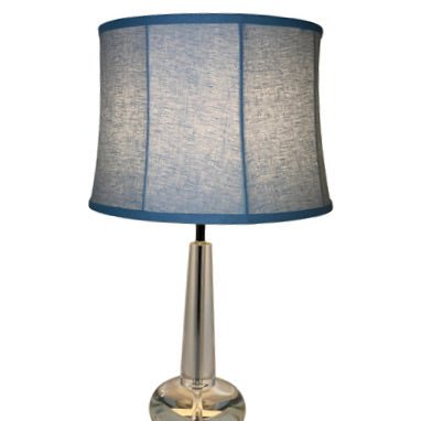 17" Light Blue Softback Shade - Lux Lamp Shades