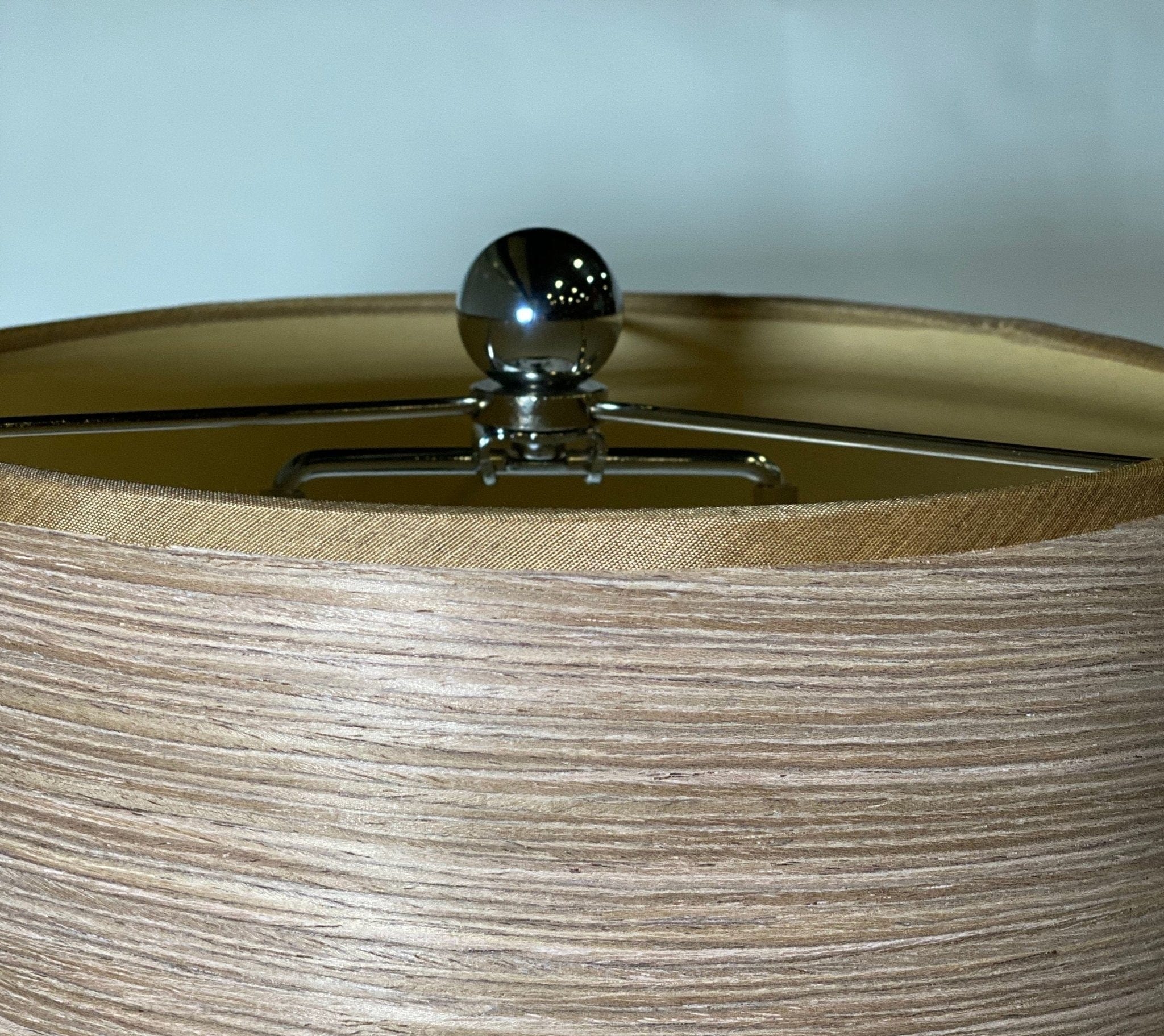 30MM Chrome Ball Finial Lux Lamp Shades