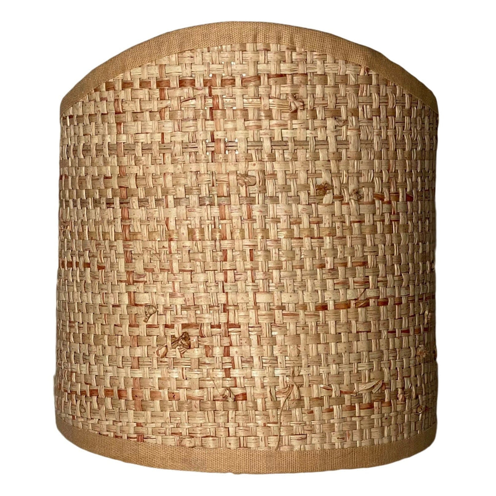 4.5" Raffia Tiara Shield Shade - Lux Lamp Shades