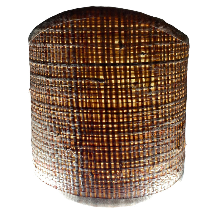 4.5" Raffia Tiara Shield Shade - Lux Lamp Shades