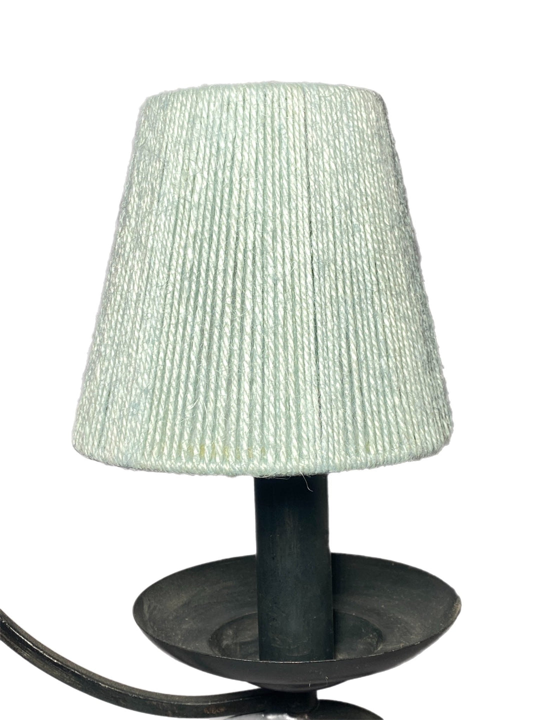 5" Aviary Blue Jute String Empire Lamp shade - Lux Lamp Shades