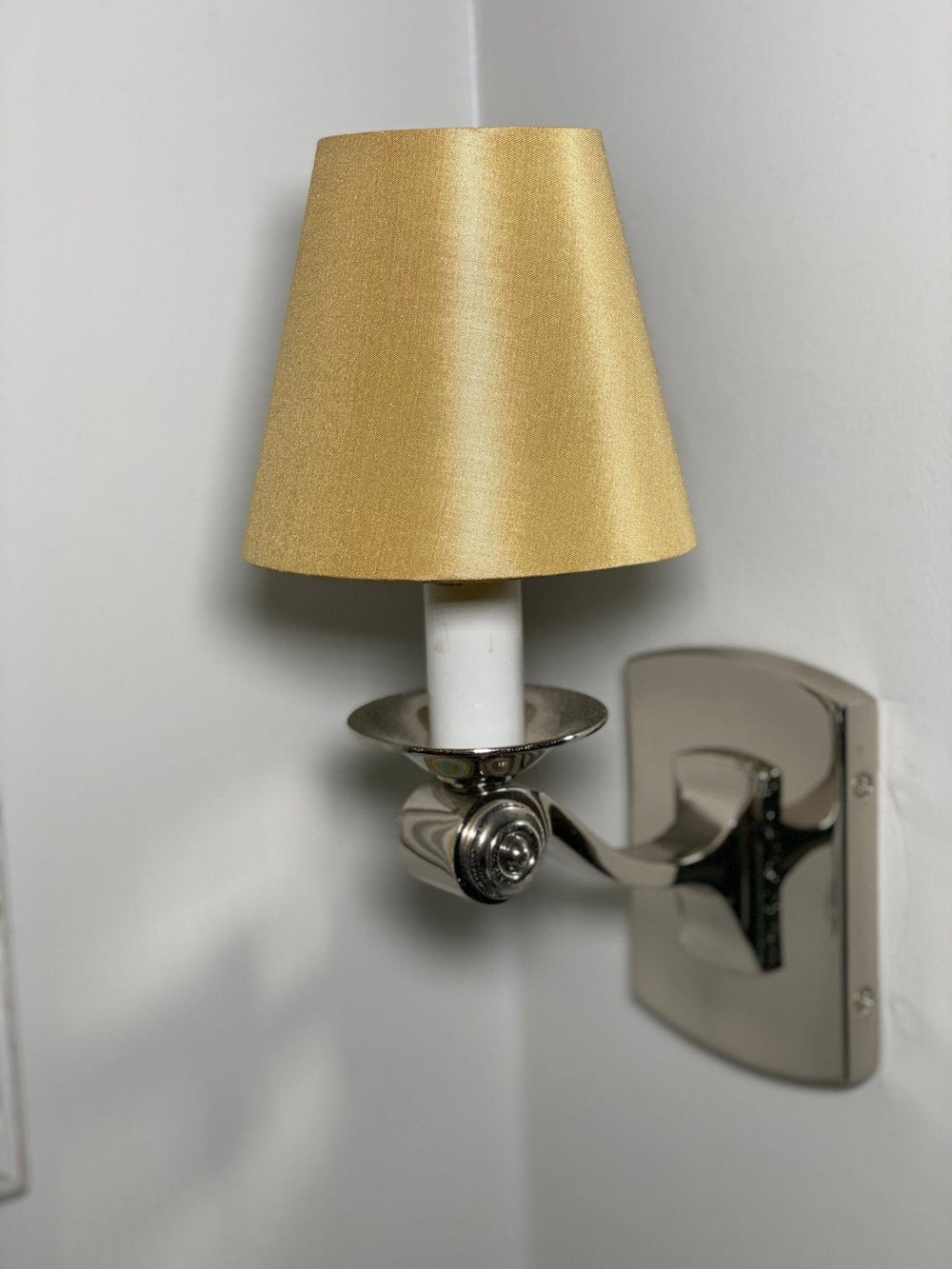 5" Gold Silk Hardback - Lux Lamp Shades