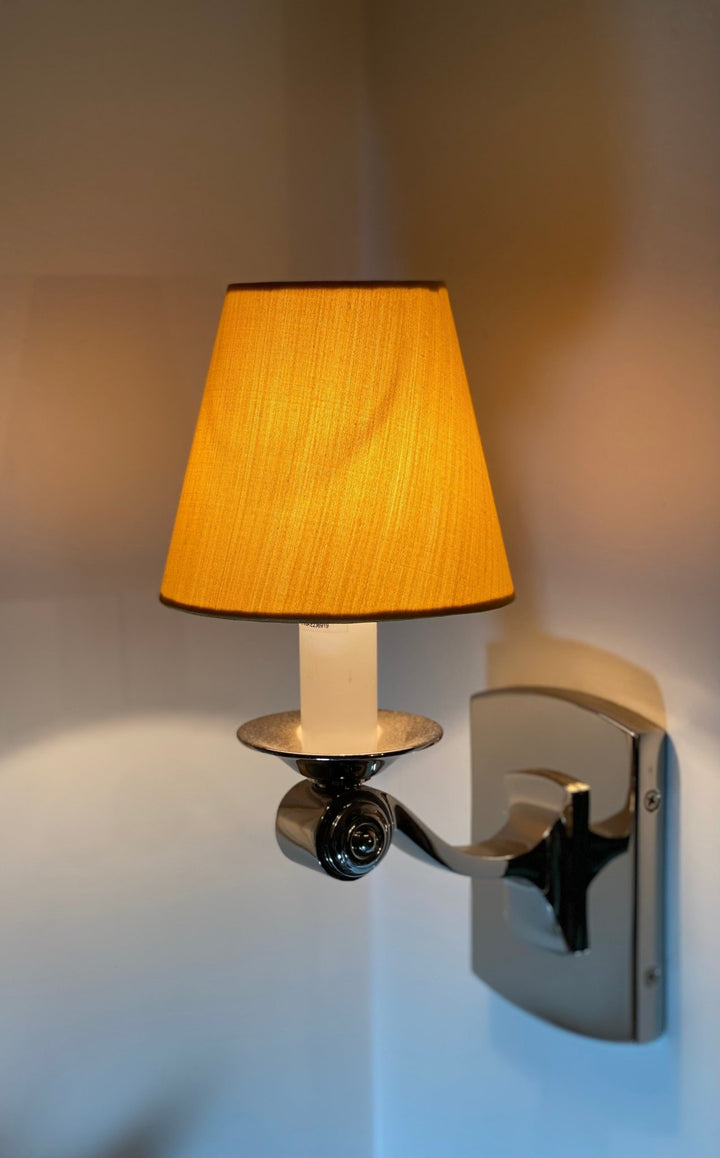 5" Gold Silk Hardback - Lux Lamp Shades