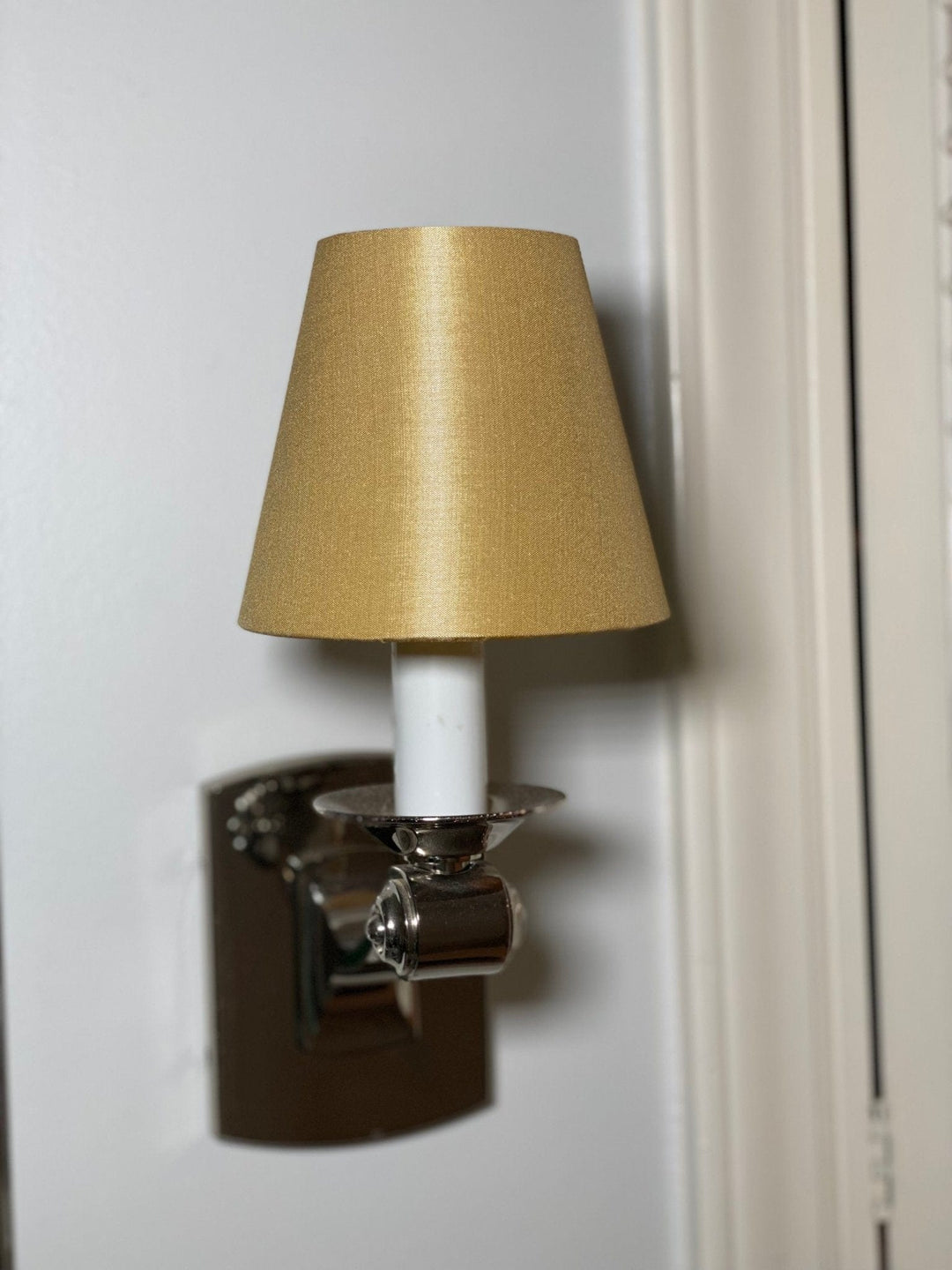 5" Gold Silk Hardback - Lux Lamp Shades