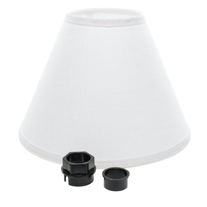 5 x 12 x 9 shade + Patented universal fitting for euro lamps - Lux Lamp Shades