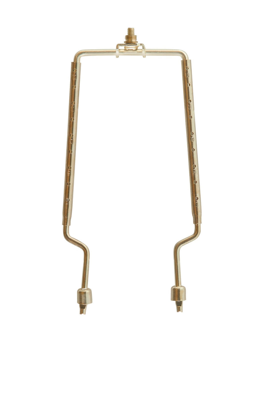 8-12" Brass Adjustable Harp - Lux Lamp Shades