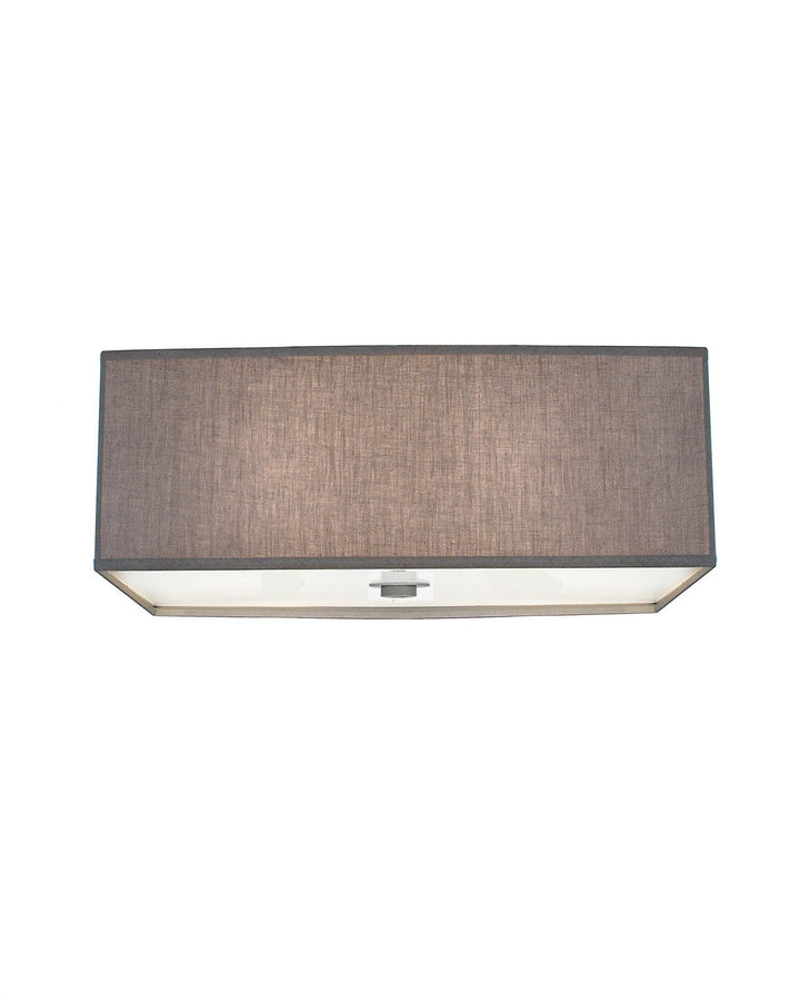 8" x 16" Flush Mount Rectangular Shade - Lux Lamp Shades