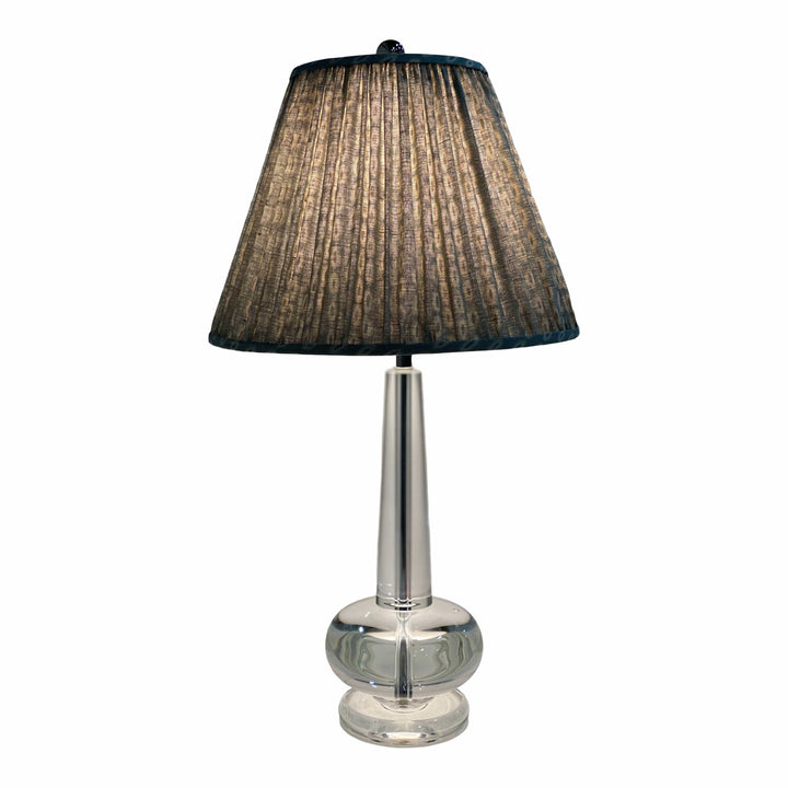 Abbey Lamp by WILDWOOD LAMPS with Custom Designer Shade by Lux