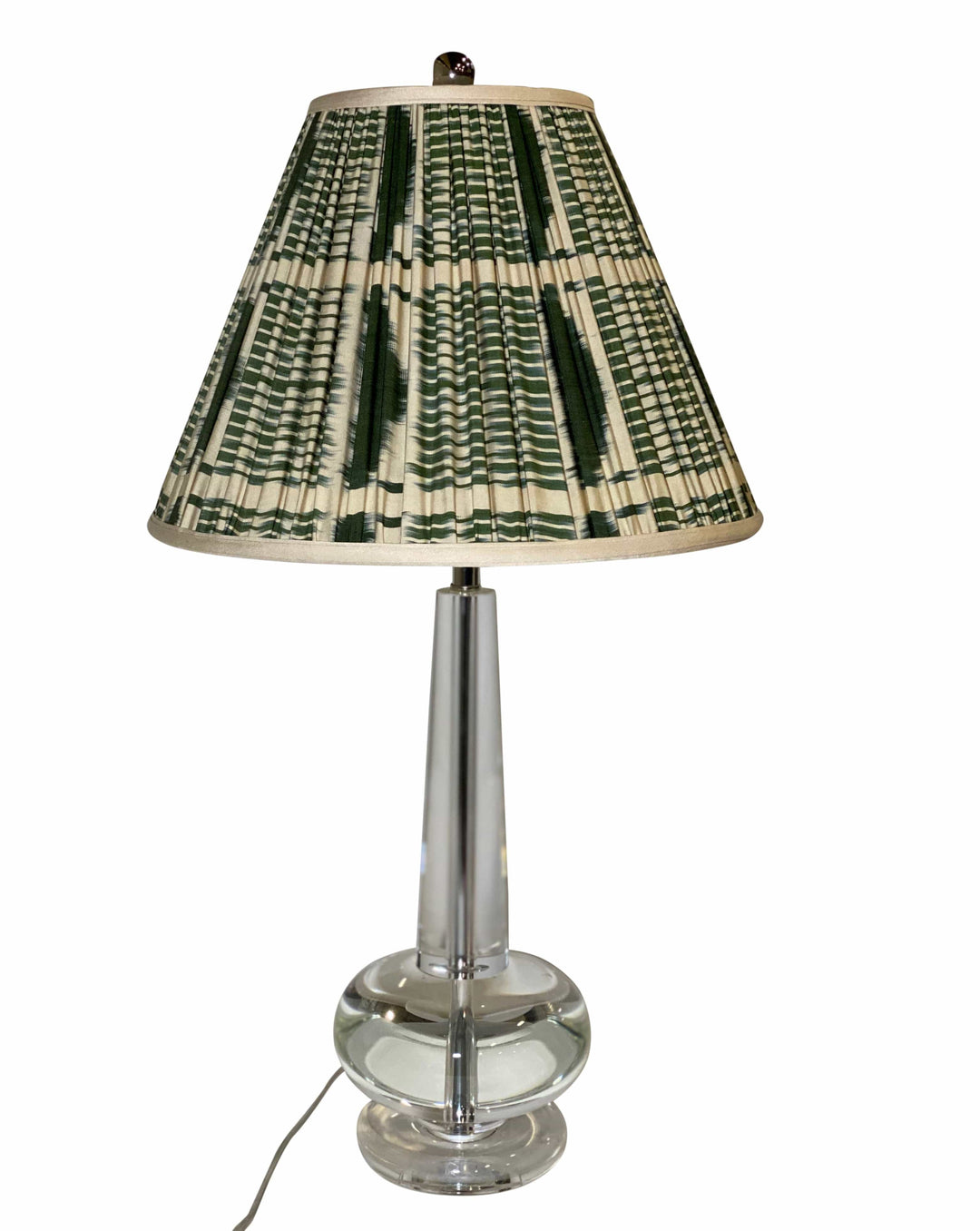 Abbey Lamp by WILDWOOD LAMPS with Custom Designer Shade by Lux