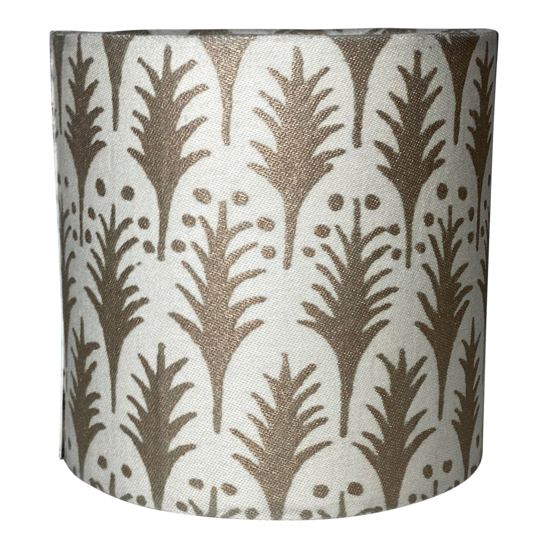 Fortuny PIUMETTE in Ivory & Gold 4" Chandelier Shades Trade