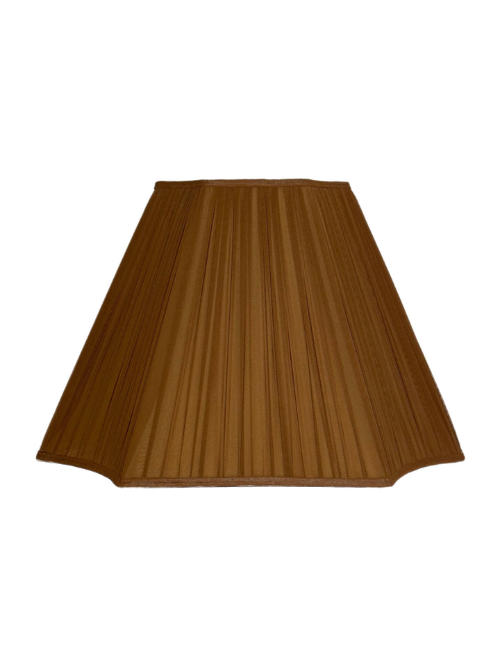 Toffee Sheer Silk - Cut Corner - (8.5" top x 18" bottom x 13" slant)