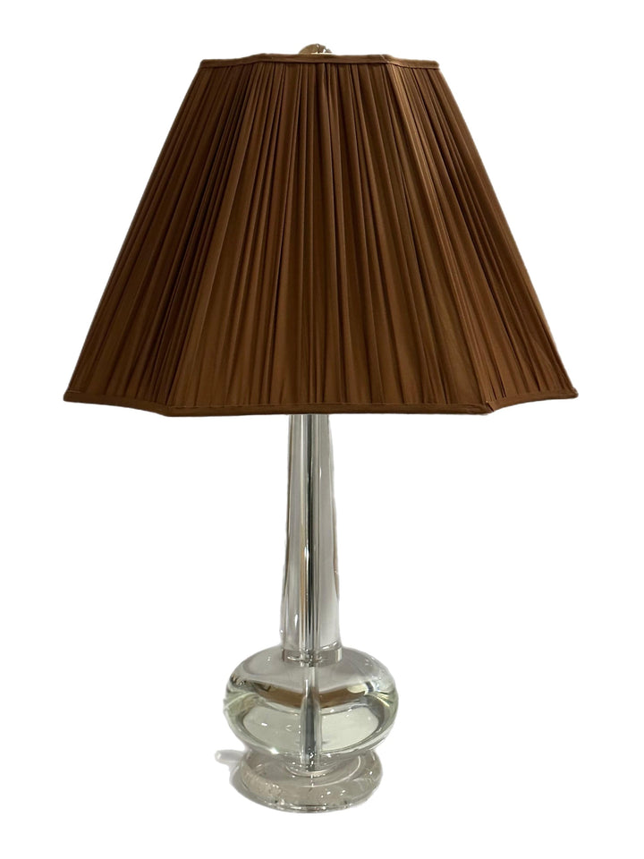 Toffee Sheer Silk - Cut Corner - (8.5" top x 18" bottom x 13" slant)