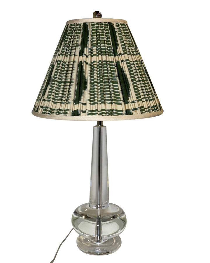 Abbey Lamp by WILDWOOD LAMPS with Custom Designer Shade by Lux - Lux Lamp Shades