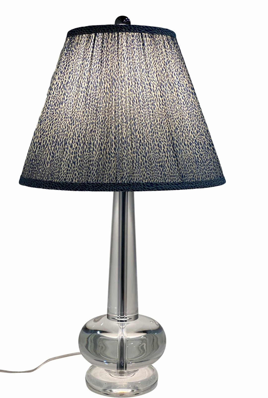 Abbey Lamp by WILDWOOD LAMPS with Custom Designer Shade by Lux - Lux Lamp Shades