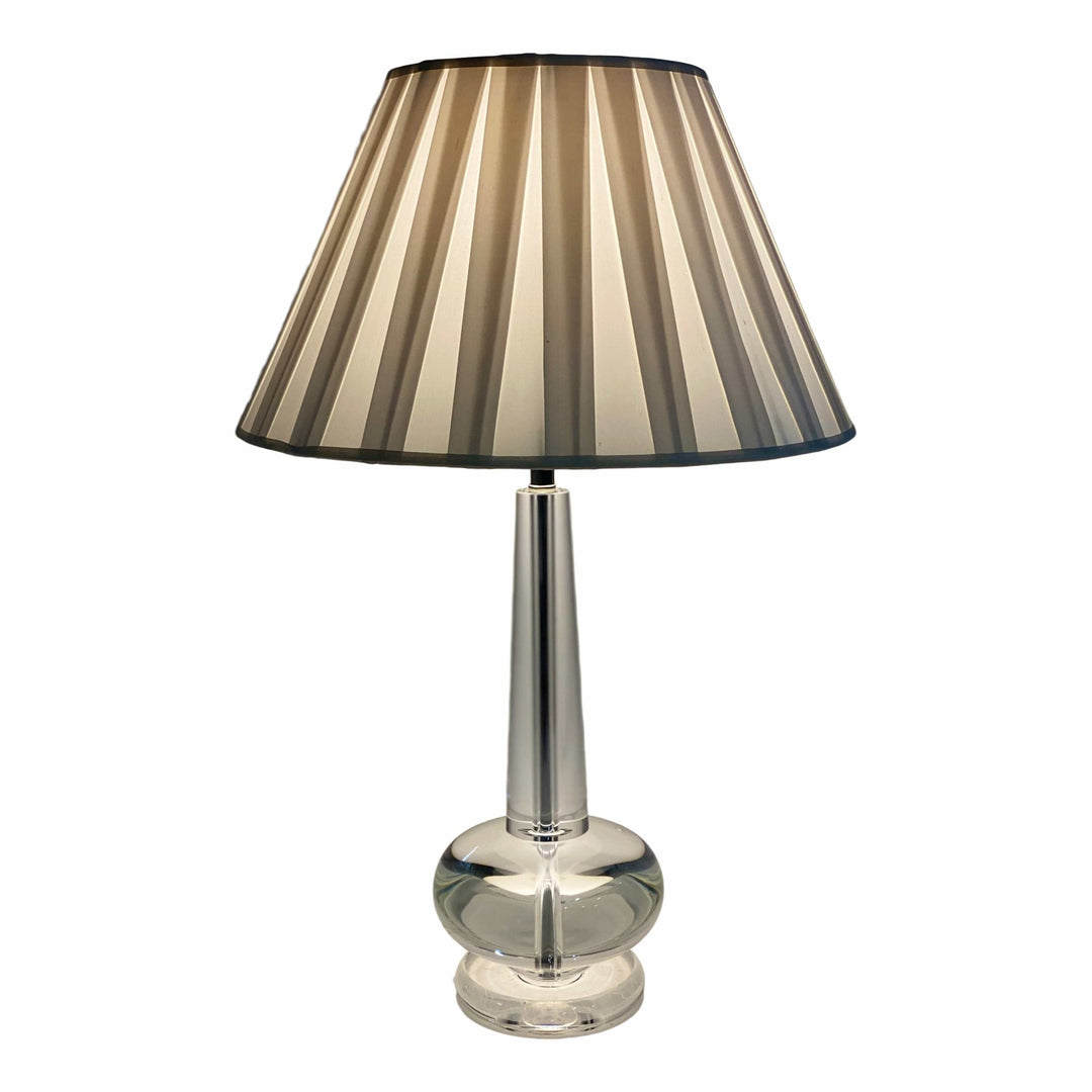 Abbey Lamp by WILDWOOD LAMPS with Custom Designer Shade by Lux - Lux Lamp Shades