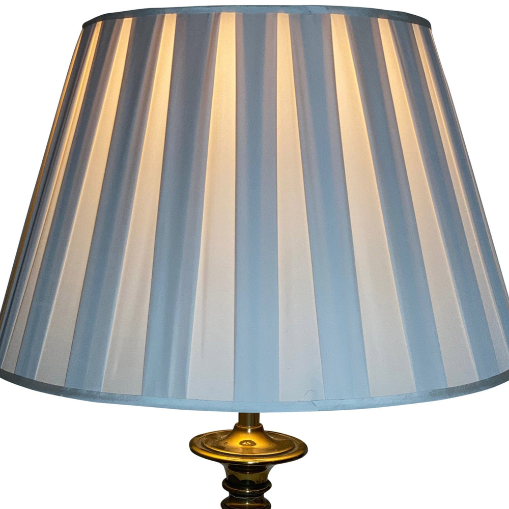 Almond Box Pleat Silk - Pembroke - 18" - Lux Lamp Shades