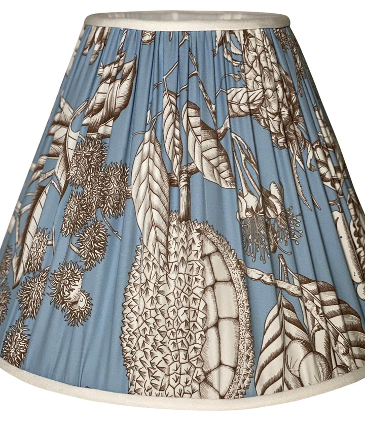 Balangan Ciel by Manuel Canovas Gathered Lampshades - Lux Lamp Shades