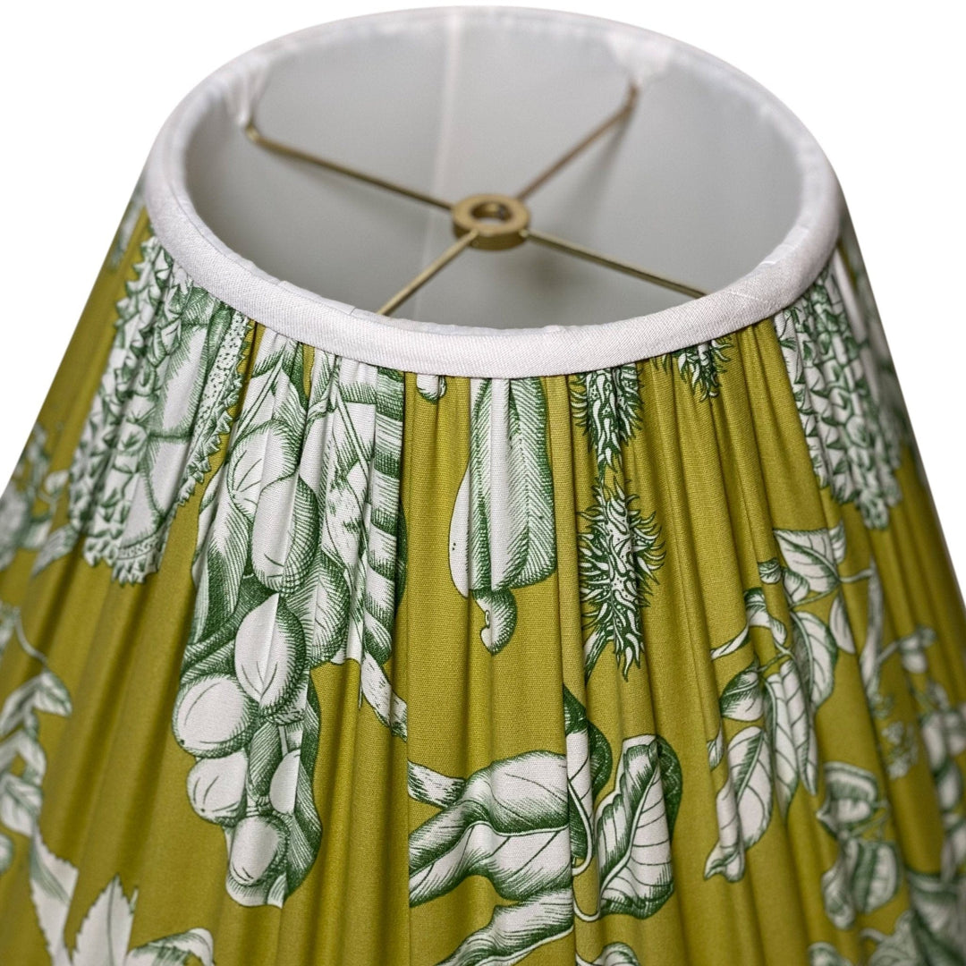 Balangan Kiwi by Manuel Canovas Gathered Lampshades - Lux Lamp Shades