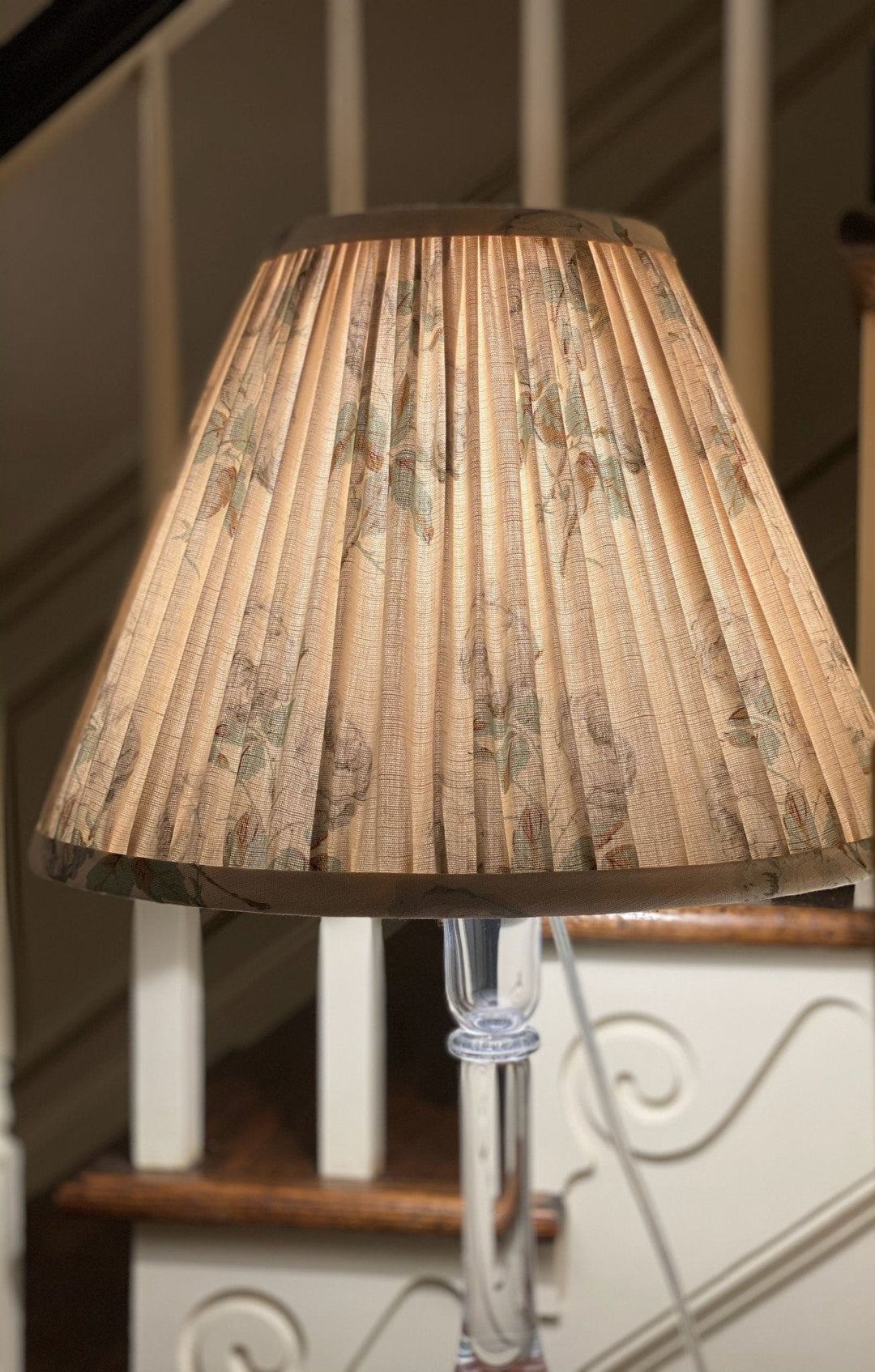 Bowood by Colefax and Fowler Gathered Lampshades - Lux Lamp Shades