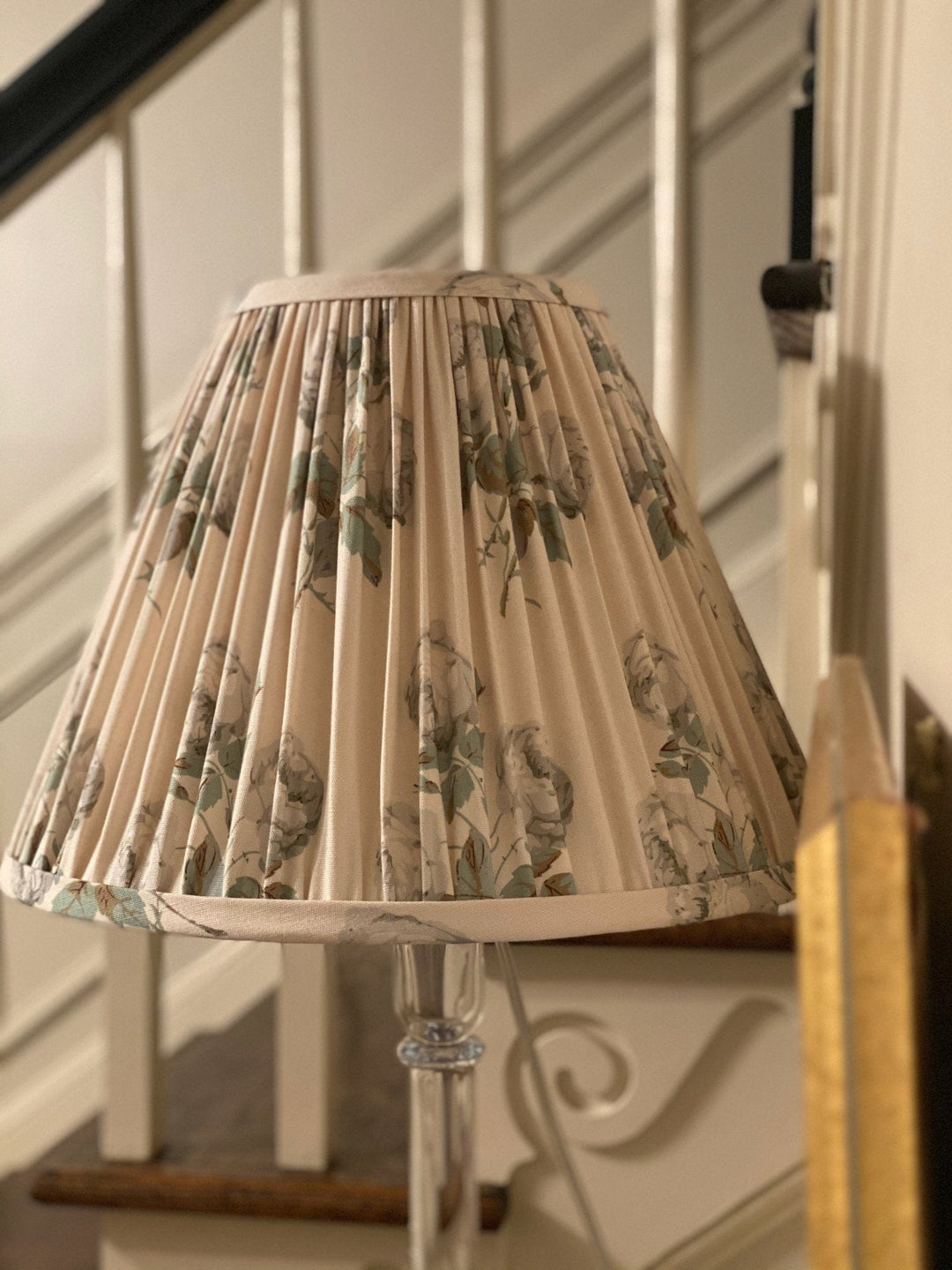 Bowood by Colefax and Fowler Gathered Lampshades - Lux Lamp Shades