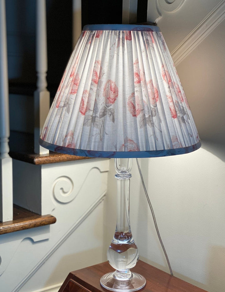 Bowood by Colefax and Fowler Gathered Lampshades - Lux Lamp Shades