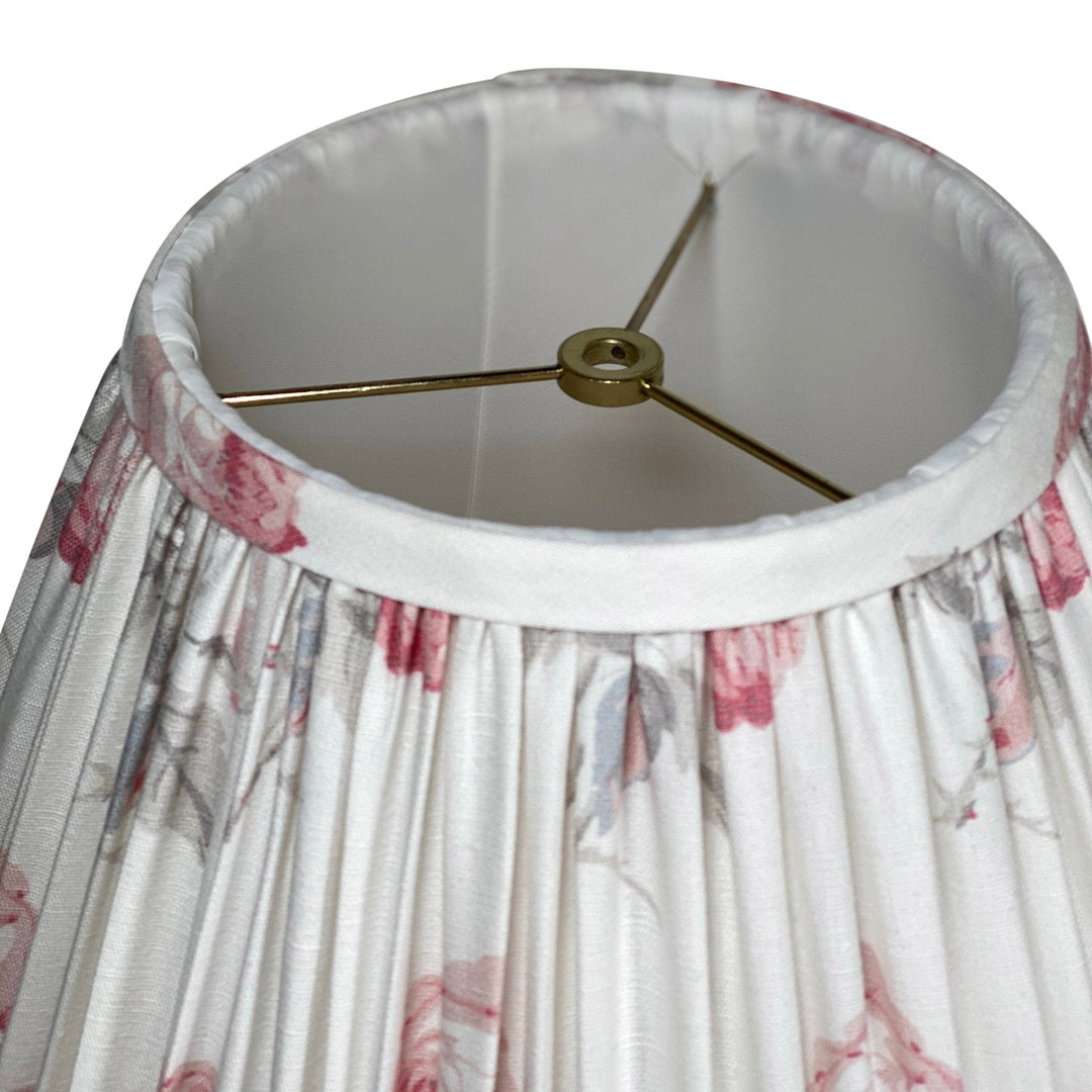 Bowood by Colefax and Fowler Gathered Lampshades - Lux Lamp Shades