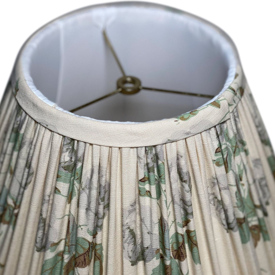 Bowood by Colefax and Fowler Gathered Lampshades - Lux Lamp Shades