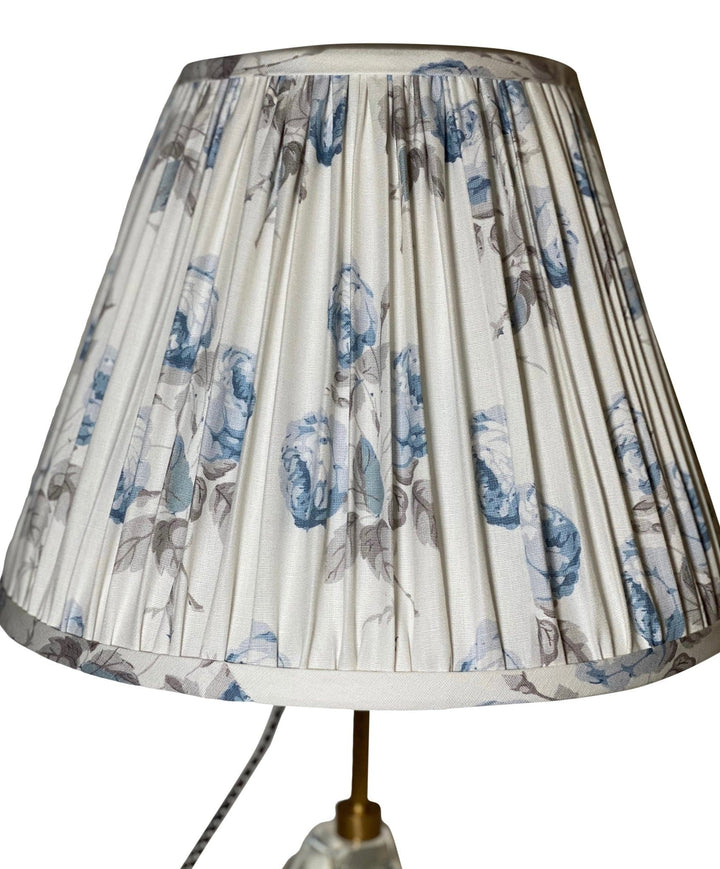 Bowood by Colefax and Fowler Gathered Lampshades - Lux Lamp Shades